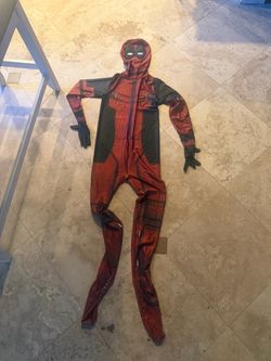 Marvel Deadpool Zentai Suit Costume for Men it’s like medium or lr size