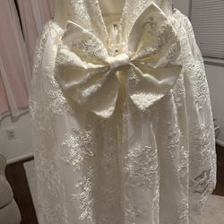 baptism white dress 18-24 months