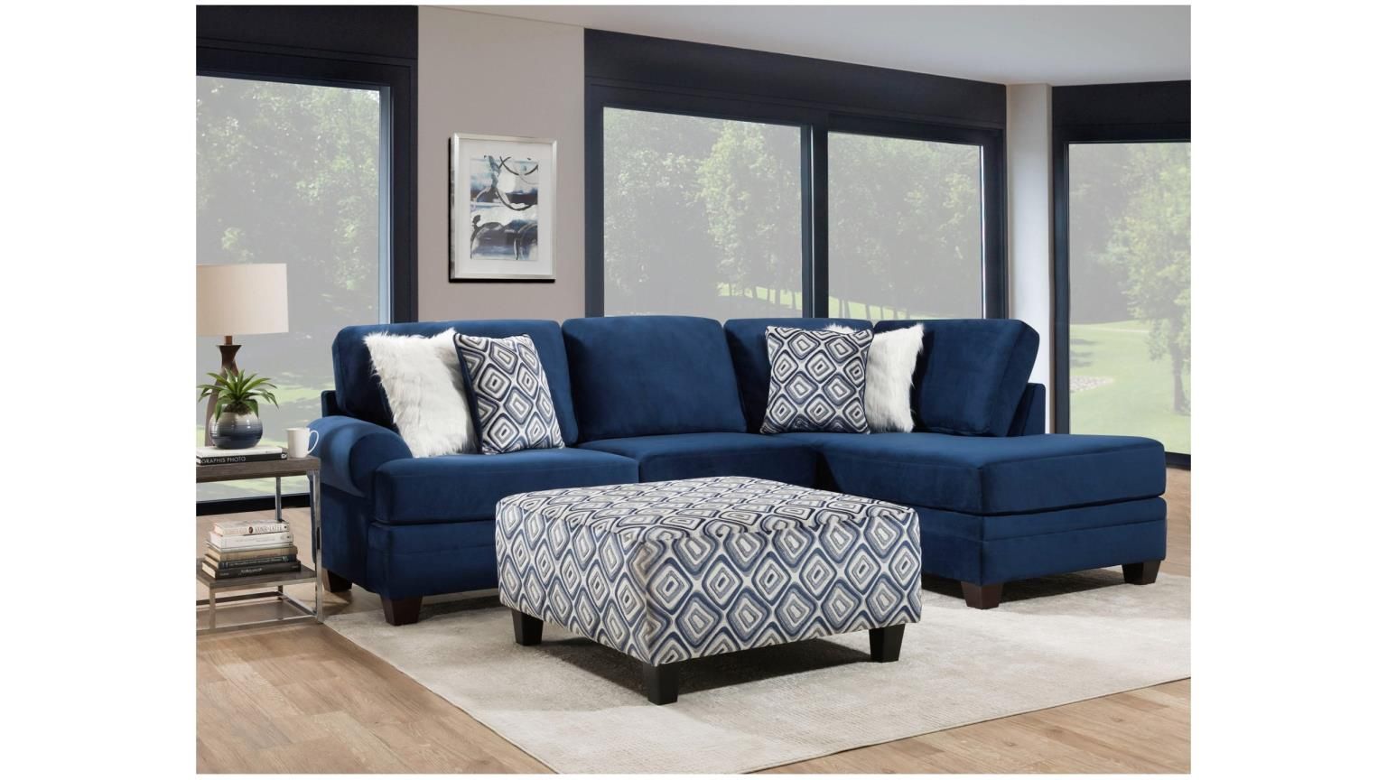 New Royal blue Large Sectional $1500