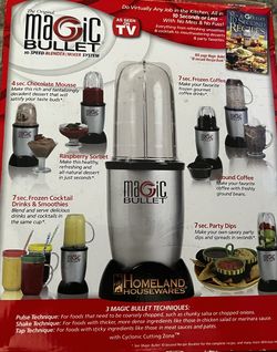 Magic Bullet Hi Speed Blender/mixer System, Blenders & Juicers, Furniture  & Appliances