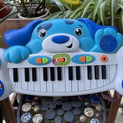 Blue Dog Toy Keyboard