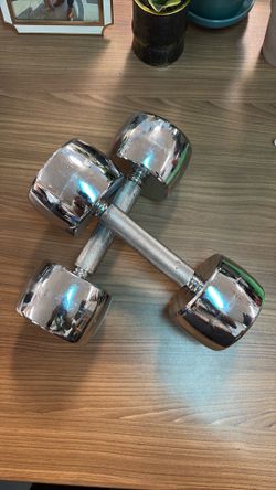 York Chrome Dumbbells – Pair – Used