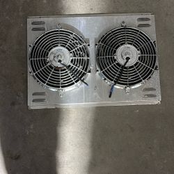 Dual Electric Fans 