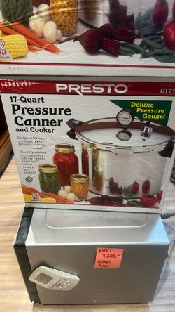 Presto 17 Quart Pressure Canner And Cooker