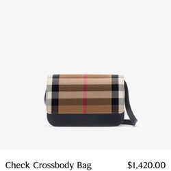 Authentic Burberry bag, Never Use