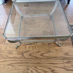 Coffee Table - Metal And glass