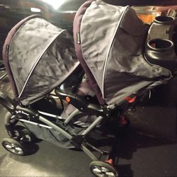 Baby Trend Purple Double Stroller