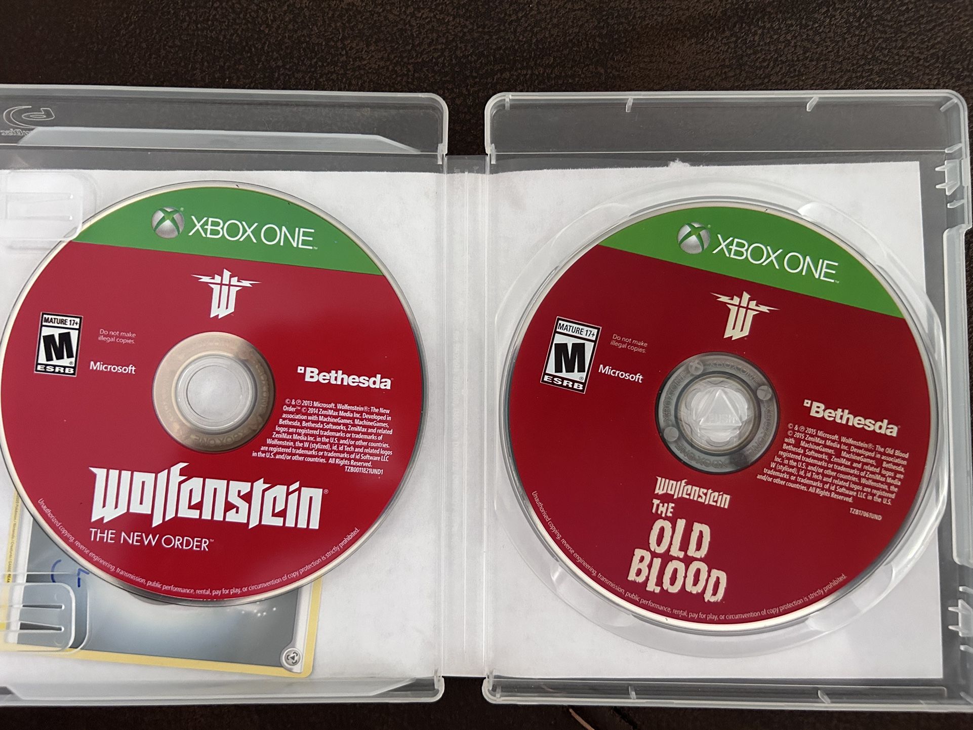 Wolfenstein: The Old Blood & The New Order (2 pack) for Xbox One