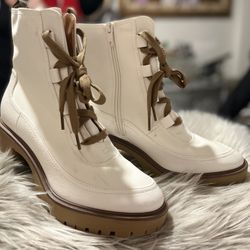 Off White, Military Style, Boot