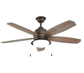 Ackerly 52 in. Integrated LED Indoor/Outdoor Bronze Ceiling Fan with Light Kit NEW