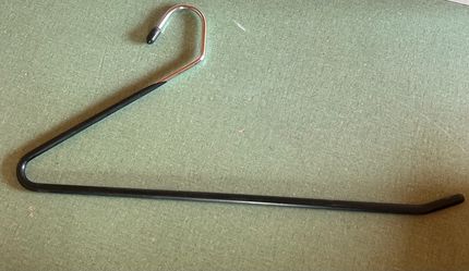 Metal Pants Hanger with Chrome Hook