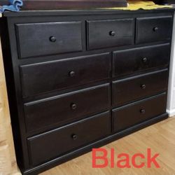 Dresser 9 Drawers 100% Pinewood