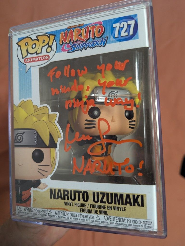 Naruto Uzumaki Signed Funko Pop