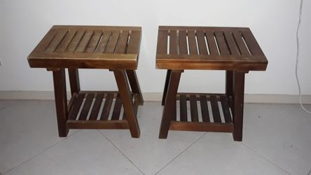 Wood Stools (Small)