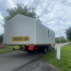 Sheds Relocated , Movemo Casita De Patio Container Rv Trailer Crane Available 