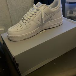 Nike Air Forces 1 White, Size 9