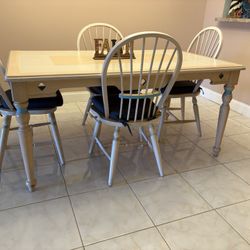 Dinning Table, Chairs - Coffee And End Table Set