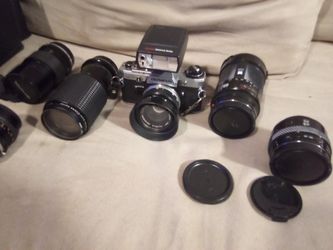 Film Camera And Lens 