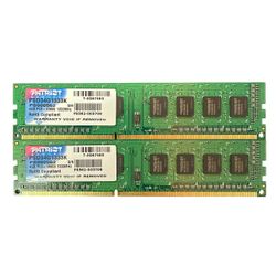 8GB DDR3-1333 Desktop RAM — 2x 4GB Patriot