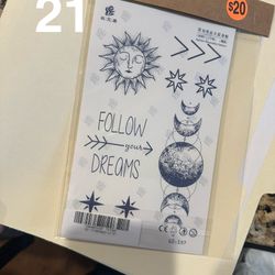 Stepsyy Tattoos - Last 2 Weeks - Waterproof & Scratch Proof