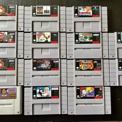 Super Nintendo Games - Only $12 Each