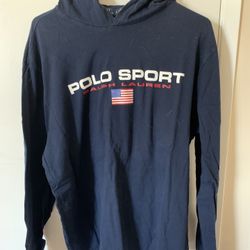 Polo Hoodie Size Lx