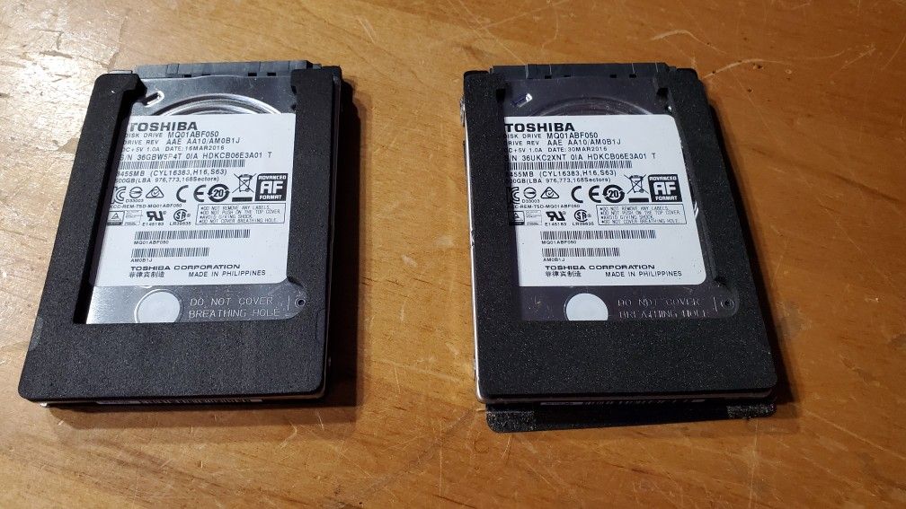 Toshiba Hard drives