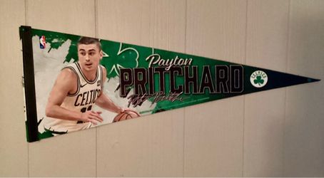 Payton Pritchard and Kristaps Porzingas Pennant Flags