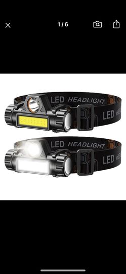 Rechargeable COB LED USB Headlamp Strong Magnetic Powerful Headlight Super Bright Waterproof Head Torch For Outdoor