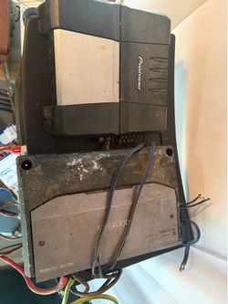 2 Car Audio Amplifiers As-Is Condition Non-Tested