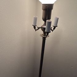 Antique Brass 3Way Floor Lamp