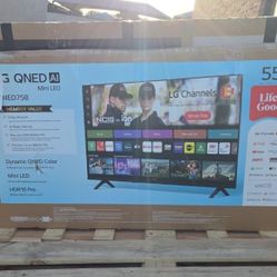 55qned75b 55” Lg smart 4k qned hdr tv 