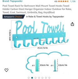 Pool Towel Rack