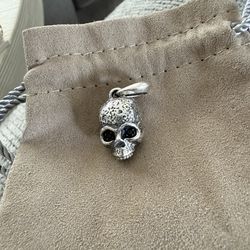 David Yurman skull never used comes w authenticity
