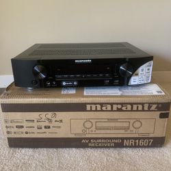 Marantz NR1607 Ultra HD 7.2 Ch, Network A/V Surround Receiver Bluetooth WiFi 