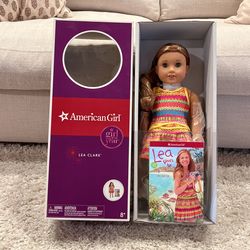 AMERICAN GIRL 18” DOLL LEA CLARK DOLL OF THE YEAR 2016  $195 obo