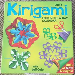 Kirigami Calendar, 2014, Patterns And Instructions, NEW
