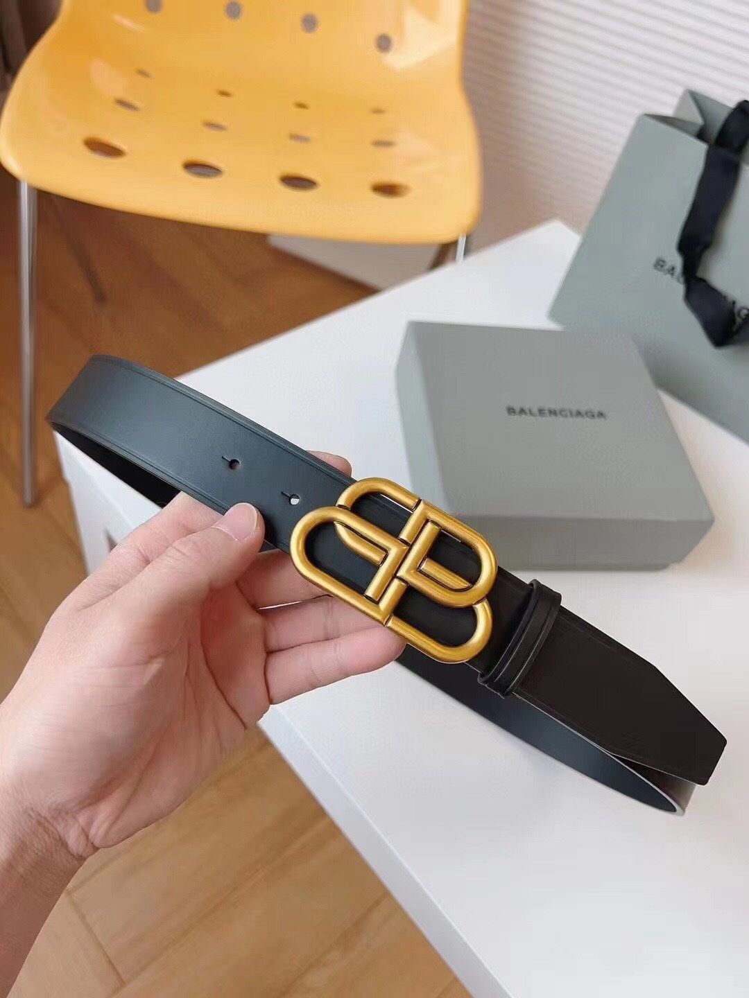 Balenciaga Men’s Belt With Box New