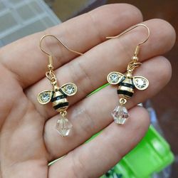 Handmande Bumblebee Earings 🐝 