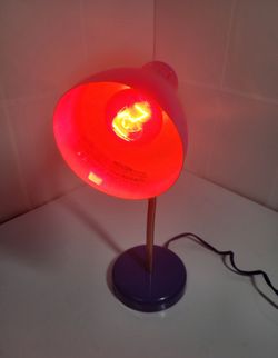 Blue Gooseneck Desk Lamp