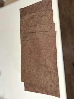 6 Brown Placemats