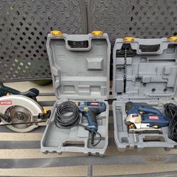 3 Ryobi Electric Tools 