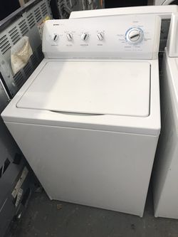 Kenmore brand refurbished top load washer works great.