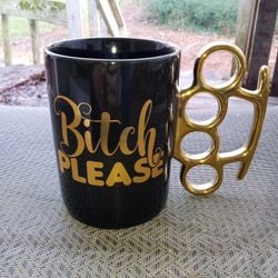 Brass Knuckle Coffee Mug