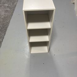 Small White Cubby Shelves