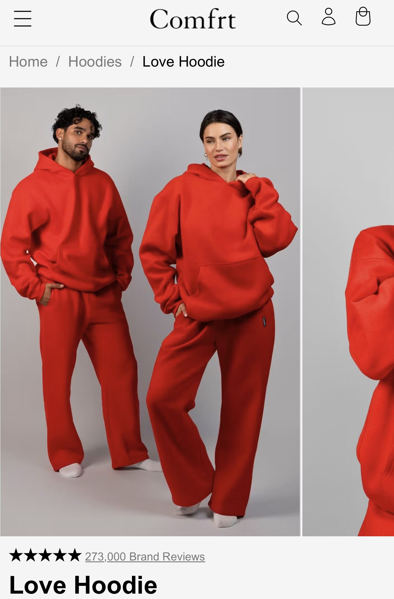 Women’s Comfrt Love Hoodie Set - $50 OBO