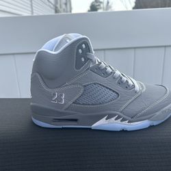 Jordan 5 Wolf Grey Size 10 