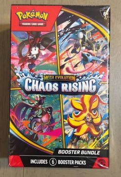 Pokémon TCG Mega Evolution Chaos Rising Booster Bundle
