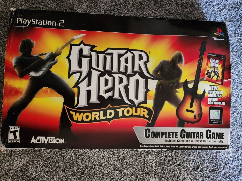 Guitar Hero World Tour PS2 Boxed Set