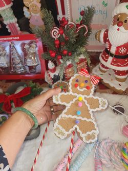 Gingerbread Boy And Girl Christmas Tree Ornaments
